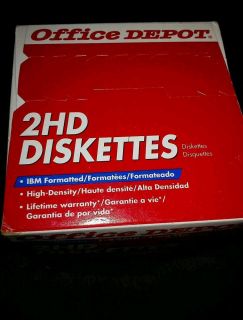 Office Depot 2HD IBM 3 5 Diskettes 25ct