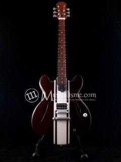 Miniature Guitars Tom Delonge Gibson ES 333 Brown Custom Signature