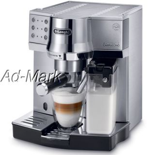 DeLonghi Die Cast Pump Espresso Maker with Cappucchino Feature EC860