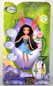 WOW Disney Tinkerbell 30cm Pixie Light Up Fairies Silvermist Doll
