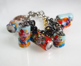 NEW DISNEY COUTURE JEWELRY Dr. X Romanelli Soda Crushed Cans Charm