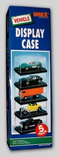 VEHICLE DISPLAY CASES   Imex Stackable 5 PACK #2533 NEW