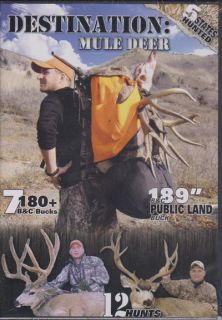 destination mule deer hunting dvd eastman s hunting format dvd region