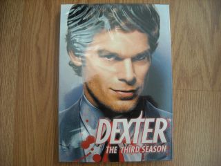 Dexter Third Season 3 Three BRAND NEW FACTORY SEALED IN PLASTIC 4 DVD