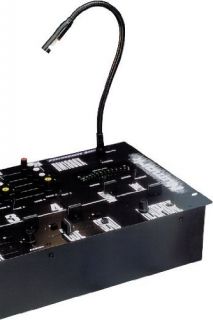 12 VDC Flexible Gooseneck DJ Light with standard BNC connector, fits