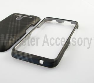 Diagonal Checkers Hard Case Snap on Cover for LG Esteem Metro Pcs
