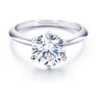  Certified 6 Prong Solitaire Diamond Engagement Ring Free Band