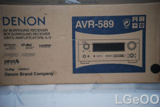 denon avr 589 5 1 channel 75 watt surround receiver