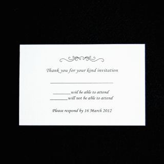  Wedding Bridal Baby Shower Response Reply Cards Envelopes Silver Seals