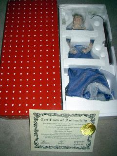 Princess Diana Porcelain Doll Queen Of Hearts NIB w/COA & Box 1997 1st