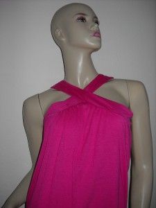 NWT Diane Von Furstenberg Pink Banner Tunic Top S