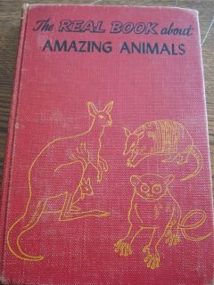 1951 HC Real Book About Amazing Animals Dickinson x Lib