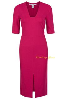 Diane Von Furstenberg $365 Pink Phyllis Dress 8