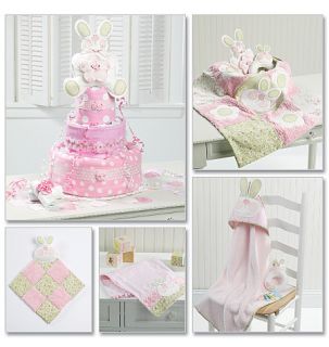 Baby Diaper Cake Blankie Toy Towel Toys Sewing Pattern