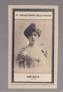 Amelie Dieterle Actress 1908 France Felix POTIN Card