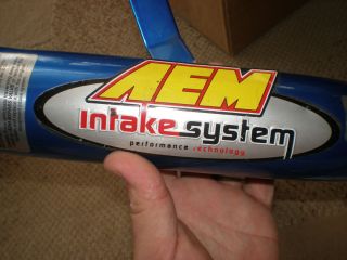 Dodge neon AEM 01 03 CAI Cold air intake blue used with CARB sticker