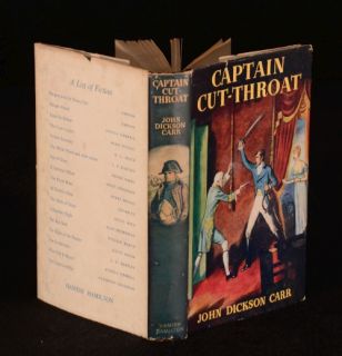 1955 Captain Cut Throat John Dickson Carr First Edition with