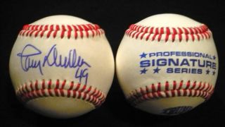 Larry Dierker Signed Autographed Baseball Astros w COA