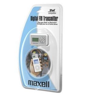 Maxell Digital FM Transmitter For iPOD through the Car and Home Stereo