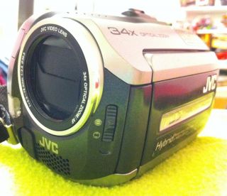 JVC Everio GZ MG130U Hard Disk Digital Camcorder with 34x Optical Zoom