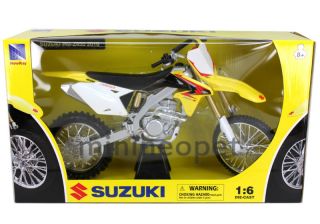 New Ray 2010 10 Suzuki RM Z450 Dike Bike 1 6 Yellow