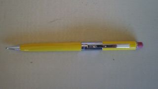 Vintage Yellow Scripto Mechanical Pencil 70s Style Korea Almost Mint