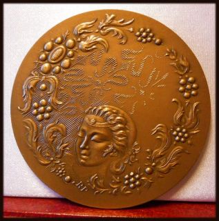  4oz edge relief 5 mm domenico currado guirlandaio art medal in bronze