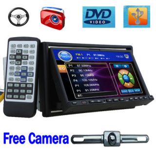 For Xmas 7 in Dash 2 DIN Car DVD Player Touchscreen Radio Stereo Back