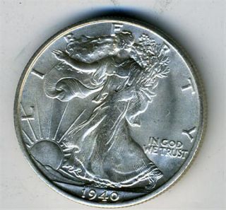  1940s Walking Liberty Half Dollar