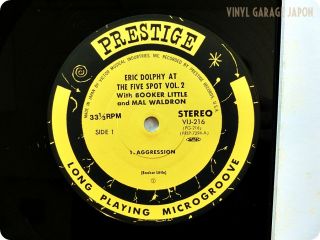 Eric Dolphy NM Wax at The Five Spot Vol 2 VIJ 216 JP OBI Jazz LP