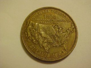 1904 ST. LOUIS LOUISIANA PURCHASE EXPOSITION SO CALLED DOLLAR MEDAL