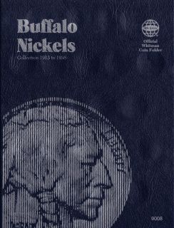 1913 1938 Buffalo Nickels 65 coinTRI FOLD NEW Whitman No 9008 ALBUM