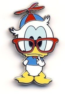 Donald Duck Glasses Nerds Rock Collection Disney Pin