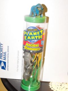  Dinosaurs Toy Playset (13 Piece Dinosaur Set) Small Tube Dinosaurs