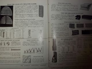 Vtg Donley Brothers Catalog Fireplaces Mail Receivers