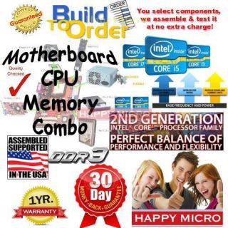 MSI H61M E33 Motherboard Intel Core i5 2320 BX80623152320 CPU 4gb DDR3