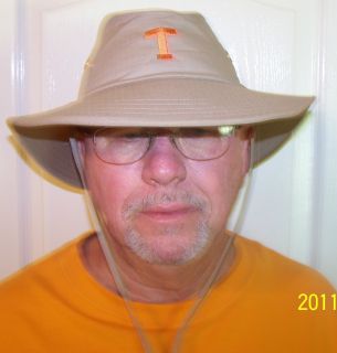 Tennessee Dooley Khaki Sun Protection Hat Canvas