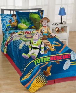 Features of Disney Pixar Bedding, Toy Story 3D Twin Comforter Set