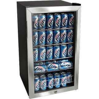 Countertop Locking Glass Door Beverage Refrigerator Display Cooler