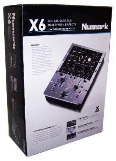  DJ Mixer 24 Bit Digital with FX Effects x 6 Profesional DJ Mixer