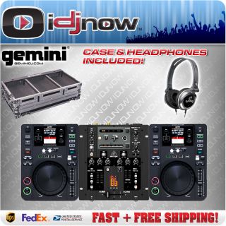 Gemini CDJ 650 DJ Media Player Behringer NOX202 DJX 03 Headphones