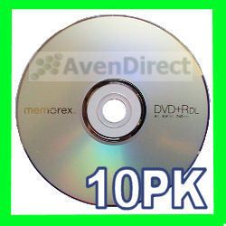  Silver 8 5GB DVD R DL Double Dual Layer Via USPS 1st Class Mail