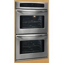 FRIGIDAIRE 30 DOUBLE ELECTRIC OVEN STAINLESS FEB30T7FC sm scratch on
