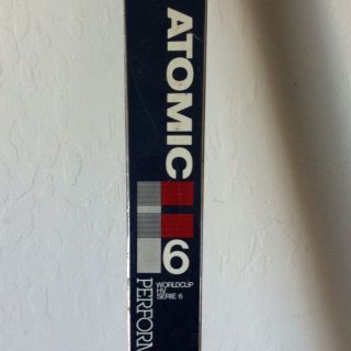 Atomic 185 Skis Downhill with Salomon Bindings