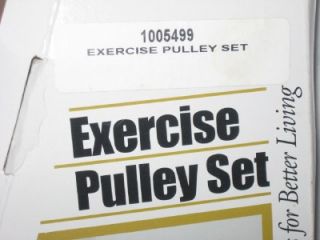 DMI Upper Body Exercise Pulley Set Fits Over Most Standard Doors Model