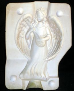 Angel w Mandolin 1995 Gare Ceramic Mold 2827 8 Tall