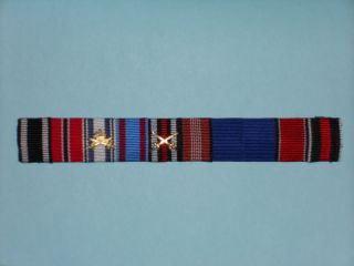 German 10 Ribbon General Eduard Dietl Bar RARE EXC