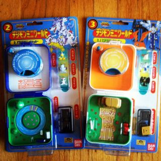 Brand New Digimon Playsets with 6 Figures by Bandai   #2 & #3