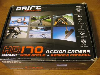 Drift Innovation HD170 32 MB Camcorder   Black Broken Glass Cover Not