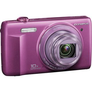 olympus vr 340 digital camera purple new never opened